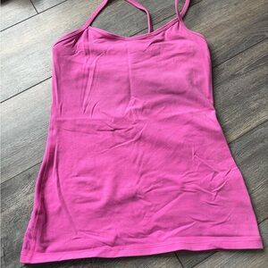 Lululemon Women's Pink Spaghetti Strap Top